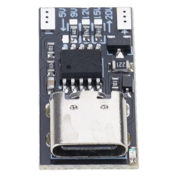 Programmerbar USB C Strømadapterkort 9V 12V 15V 20V Justerbar Udgang