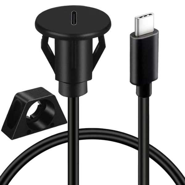 USB3.0 Forlængerkabel USB Flush Mount Han til Hun Kabel til Køretøjer