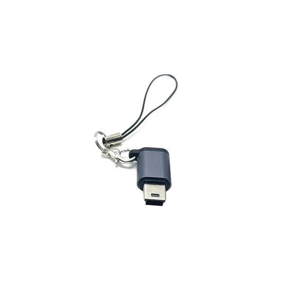 Typ-C till mini USB adapter hona till manlig konverteringskonverterare Stöd Dataöverföring 480 Mbps för telefoner surfplattor