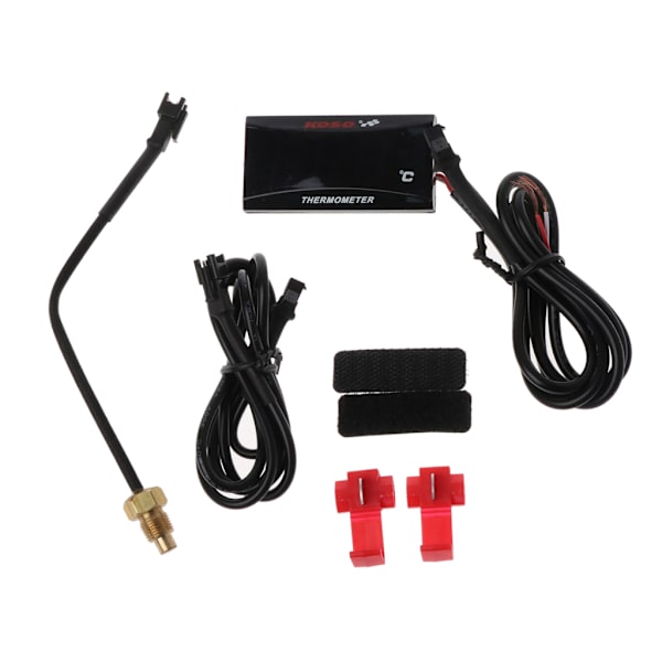 Universal Motorcykel LCD-Digital Termometer Instrument Vattentemperaturmätare Kompatibel för KOSO-Yamaha Racing Scooter