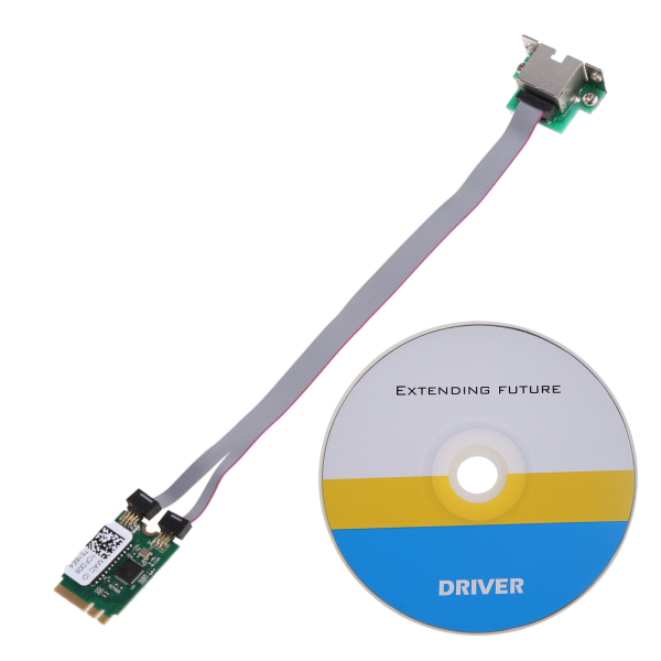Drive Free 2500Mbps 1 Port för M.2 A+E för Key RJ45 Ethernet Adapter LAN Network