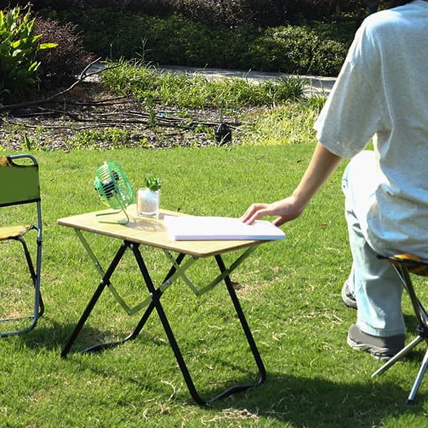 Vikbart Campingbord Picknickbord Robust Utomhus Fällbart Bord 30kg Lastkapacitet