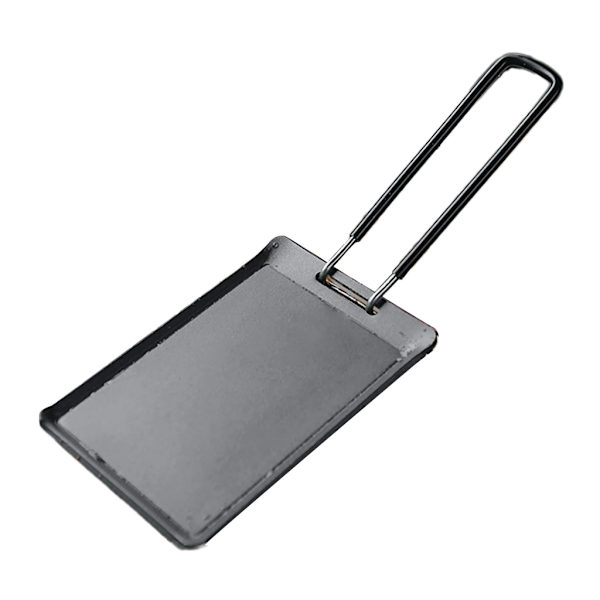 Liten Grillpanne Grillplate Stekepanne Fotturer Piknik Camping Kjøkkenutstyr Black