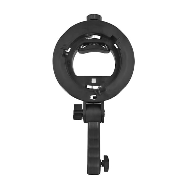 S-Type Bracket Handhållen Grip Mount Hållare Speedlite Adapter Stativ för Softbox Snoots Honeycomb Beauty Dish Reflector