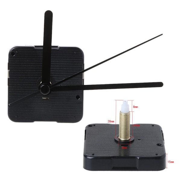 DIY Quartz Clock Movement Silence Quartz Clock Core Accessories Supplies til vægmonterede spidse nåle forsyninger