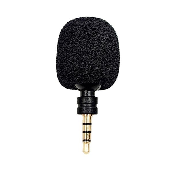 Mini 3,5 mm Jack mikrofoni Stereomikrofoni matkapuhelimelle Mono / Stereo / 4 napainen
