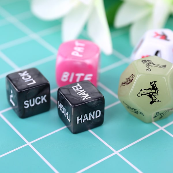 6 st/set Sexig Tärningsspel Leksak Erotisk Sexig Ställning Vuxen Par Ungkarl