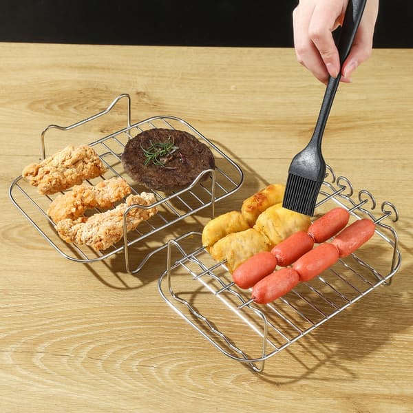 Rektangulär silikonform för fritös, bakre insats för fritös