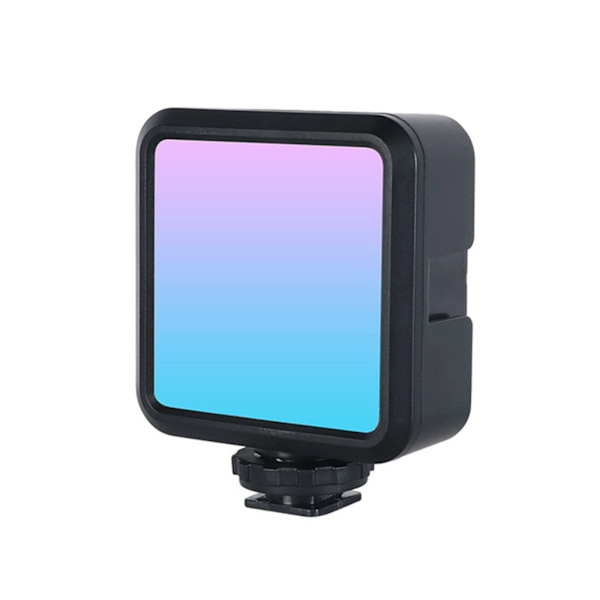 Dimbar LED-videoljuspanel RGB-panelfotograferingsljus 1800MAH batteritid för DSLR-kamerorfotografering med LCD