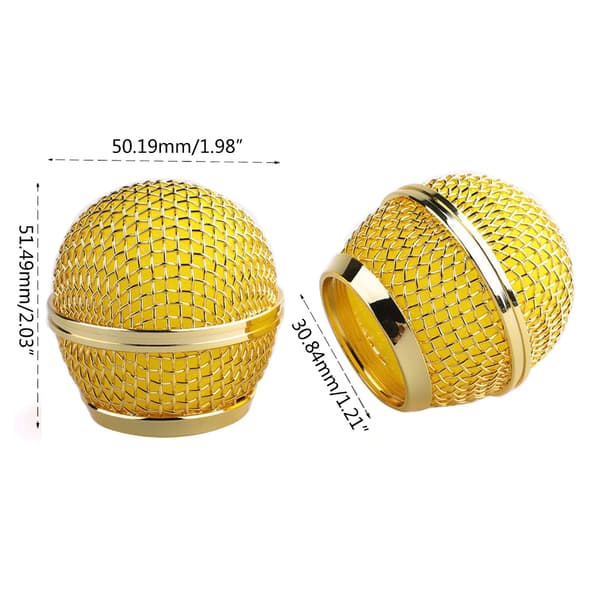 Mikrofon Grill Mic Grille Ball Head Mesh for Beta58A