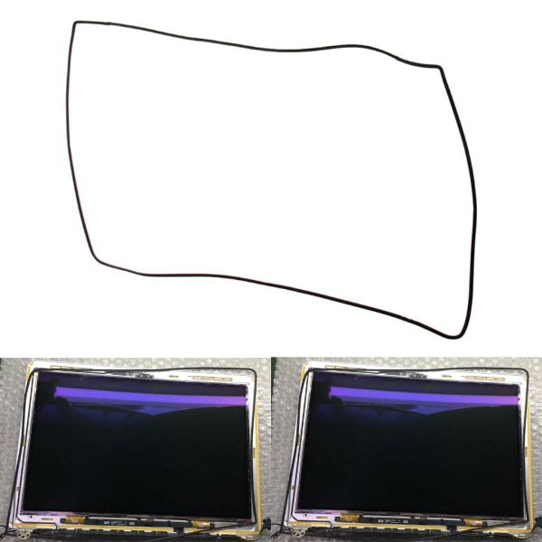 LCD Display Skärm Gummi Mellersta ram Bezel Trim Ring Byte för MacBook 11" A1370 A1465 2010-2015 År