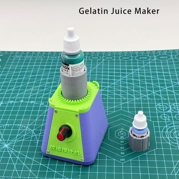 Hurtigblandende elektrisk malingsryster til 3D-print og modelfremstilling