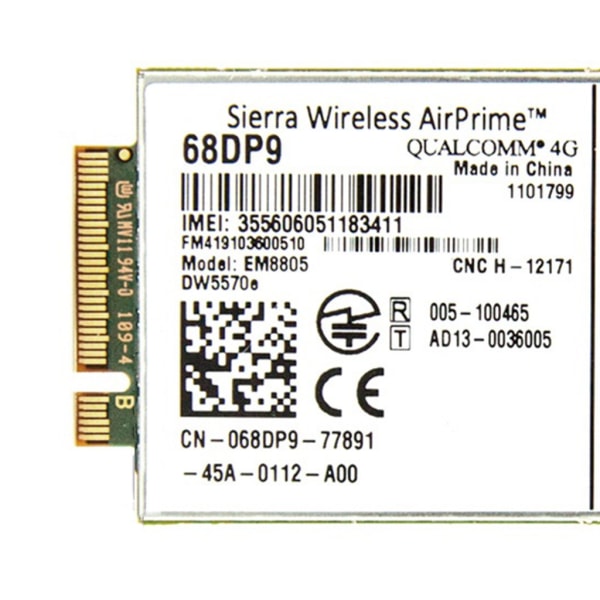 Snabbt 4G Internetkort olåst AirPrime EM8805 WWAN-kort för E5250 E5450 E7250 E7270 för Venue8 och 11pro