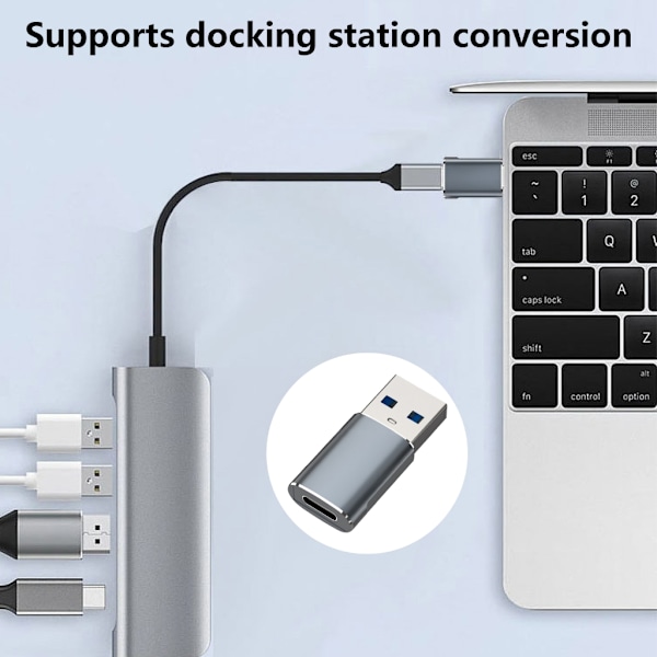 Let at bære USB C til USB adapter til hurtig opladning og dataoverførsel