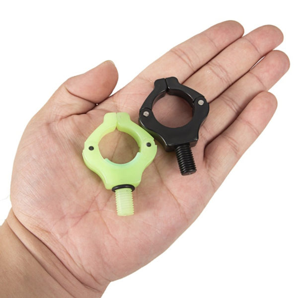 2 stk magnetiske fiskestangfester, braketthode, karpefiskestangstøttehode Black