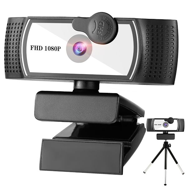Autofokus 1080P webbkamera 4K 2K 3 ljussändning Skönhetskamera Webbkamera Anti-Peep