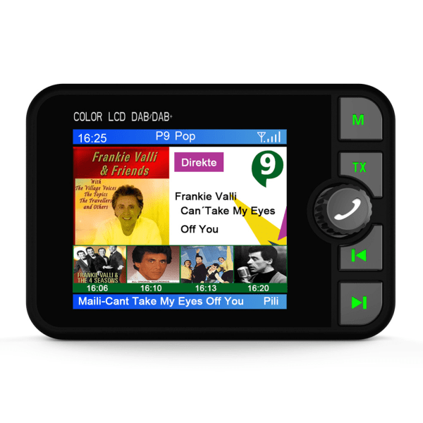 Dab Radio Digital Signal Broadcast-mottagare Dab+ Bil Bluetooth-kompatibel Mp3 Fm
