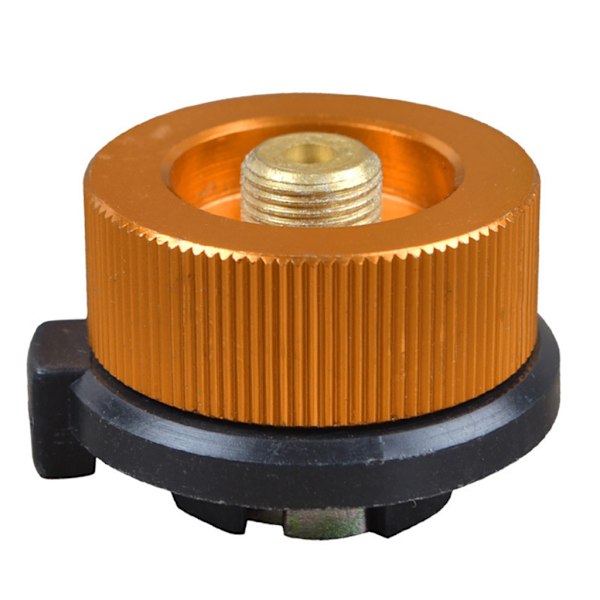 Adapter for gasskomfyr, slangekobling, automatisk avstengningsadapter, oppblåsbare deler Yellow