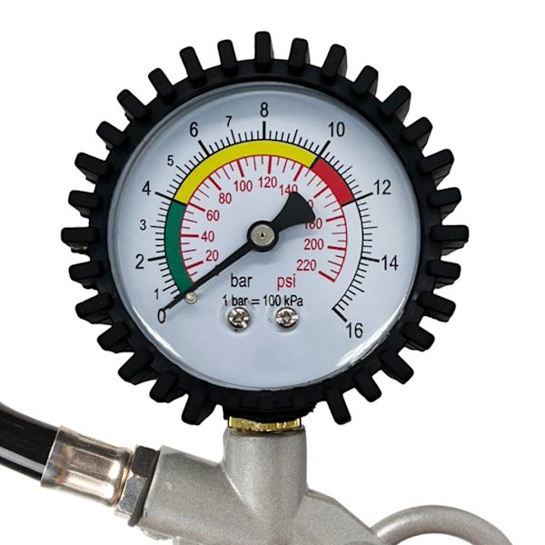 Højpræcisions Dæktryksmåler Manometer Ur Lufttryksmåler