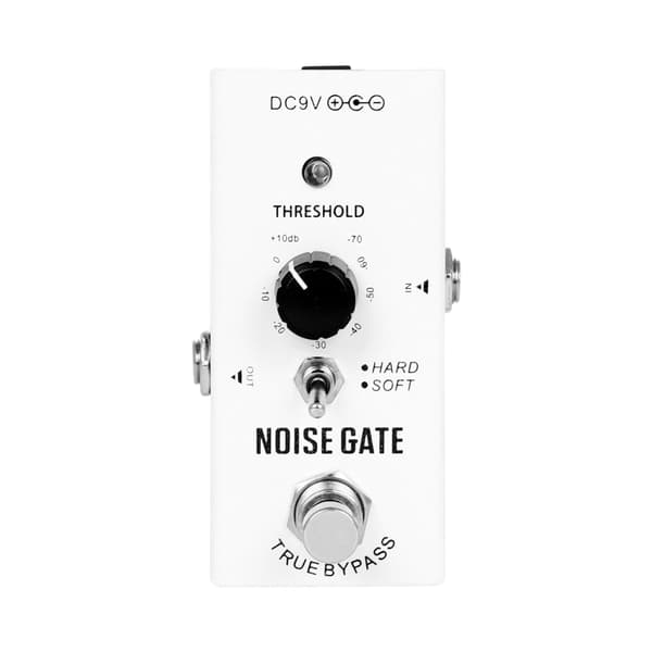 Effektpedal Aluminiumlegering Noise Gate Elektrisk Gitarpedal Støyundertrykker