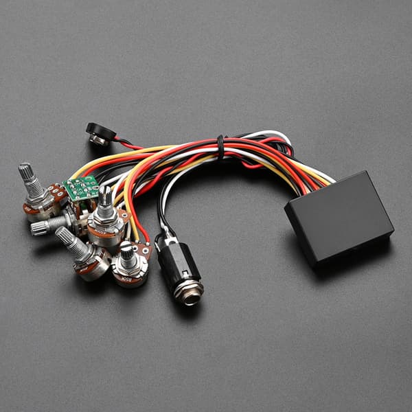 Baspickup, 3-bands aktiv & passiv EQ Equalizer Elektrisk basförförstärkarkrets