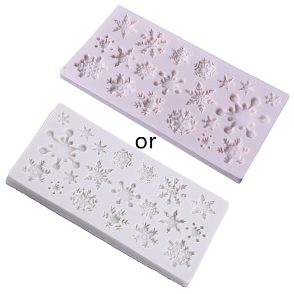 Silikone Chokolade Forme Snefnug Form Silikone Materiale DIY Fondant Kage Bageform Perfekte gaver til bage elsker