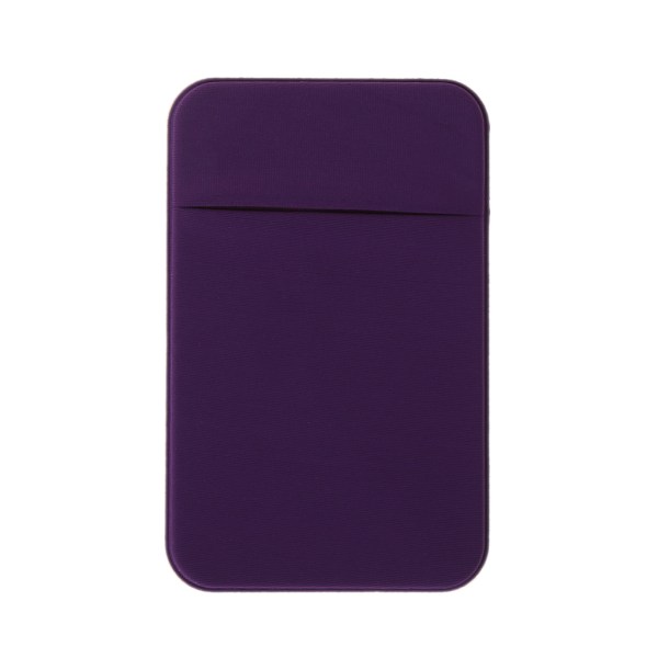 Mobiltelefon Kreditkort Plånbokshållare Ficka Stick-On självhäftande elastiskt verktyg Light pink