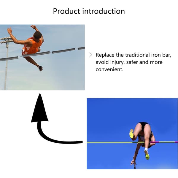 Elastisk Overligger til Højdespring Bungee Snore Gummibane Reb Træningsbælte