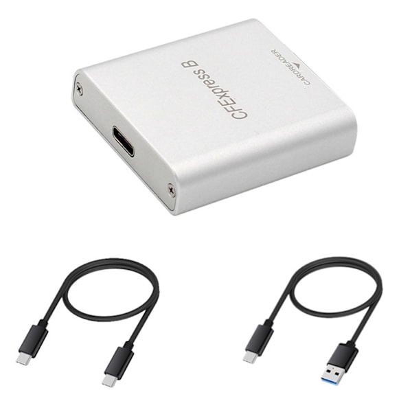 USB kortinlukija CFexpressType B-kortinlukija USB3.1 Gen2-sovitin 10Gbp Win XP:lle järjestelmäkameralle kannettavan tietokoneen lisävarusteet kortinlukija
