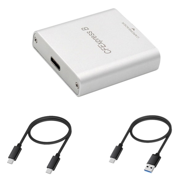 USB kortläsare CFexpressType B-kortläsare USB3.1 Gen2 Adapter 10Gbp för Win XP för SLR Laptop Tillbehör Kortläsare Double line
