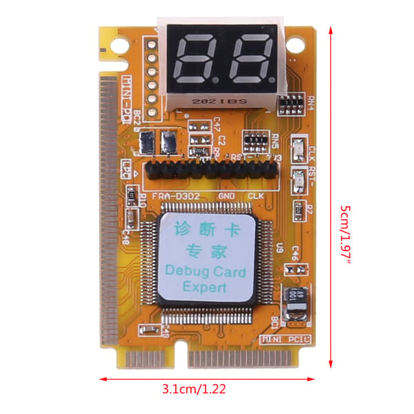 Multifunksjon 3 i 1 Debug Card Expert PCI PCI-E LPC PC Laptop Analyzer Tester