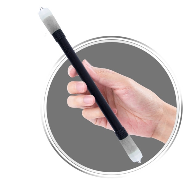 Finger Spinning Pen Roterende Pen Kan ikke skrive Dekompression Pen Legetøj null - E