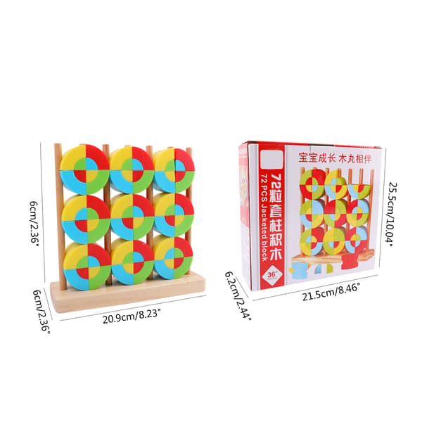 Barneklosser Matematikkleker Geometrisk Form Montering Stableleker