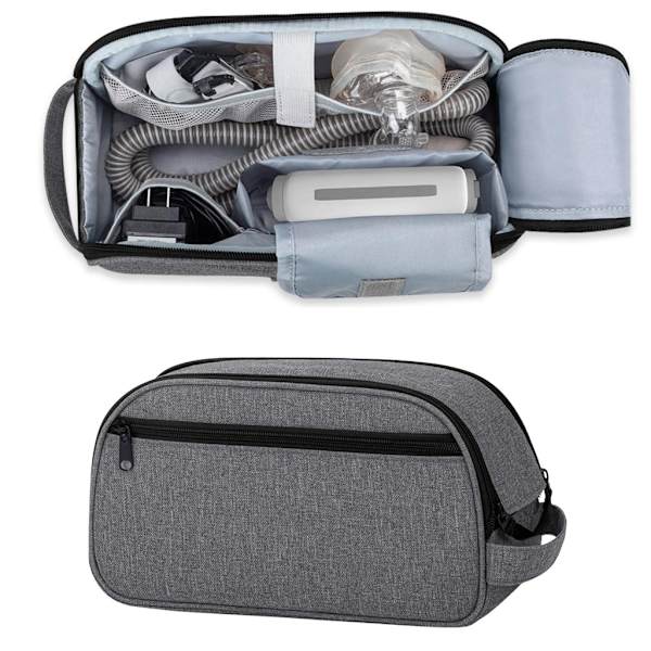 Liten bärbar CPAP-väska för förvaring av CPAP-tillbehör