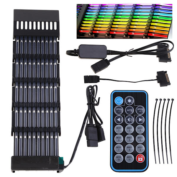 Helppo asentaa universal RGB- power (24-nastainen kaapelinhallintaohjaimella (uusi RGB))