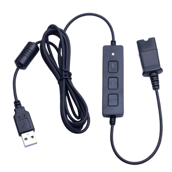Headset QD-stik til USB 2.0 stikkabler til bærbar computer 66,99 tommer Længde