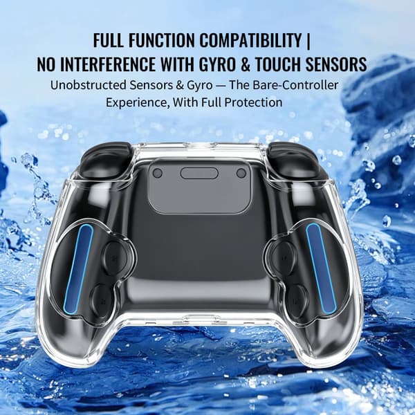 Klar Snap-On Controller Beskyttelsesskal Nem at Bruge til Steam Controller 2