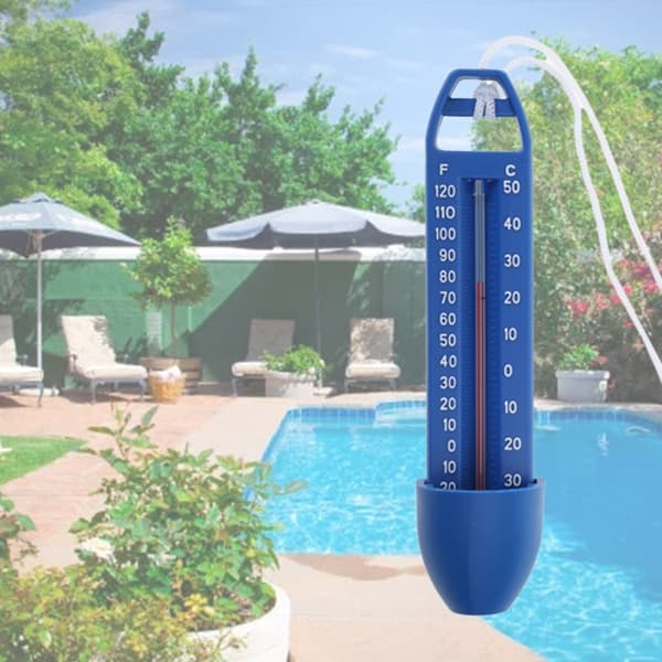 Badtermometer för Pool, Spa och Badkar -20~120℉ & -30~50℃ Blå