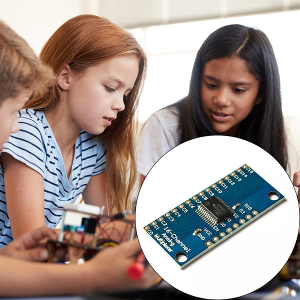 Pakke med 10 16-kanals analog multiplexer breakout-moduler til 2V til 6V drift