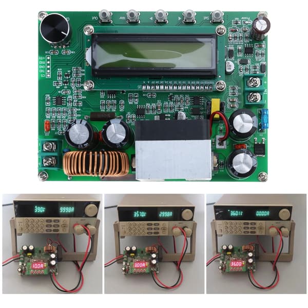 720W 12A Nedtransformatorer 10-75V till 0-60V Strömförsörjningsmodul Regulator