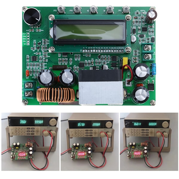 720W 12A StepDown Konvertere 10-75V til 0-60V Strømforsyningsmodul Regulator