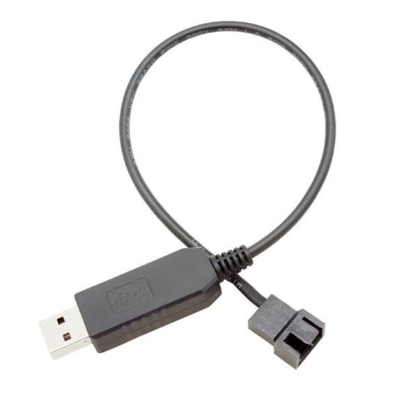 USB til 4-benet 5V USB-sleeved blæser USB til 4-benet kabinetblæser adapterstik