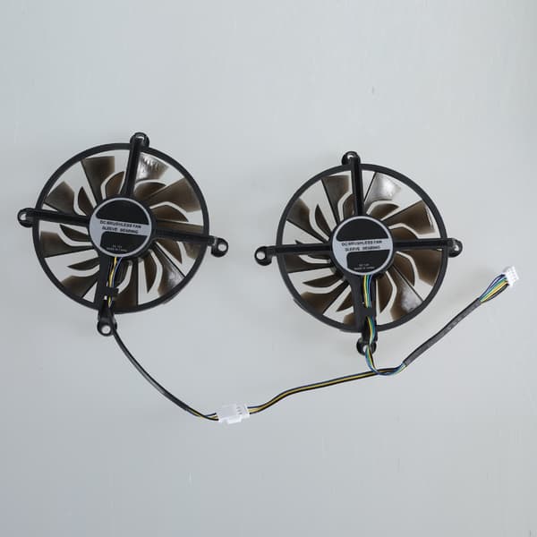 2 stk. 86 mm til eForce Grafikkort Køling VGA Blæser 4Pin 12V Kølere Blæser