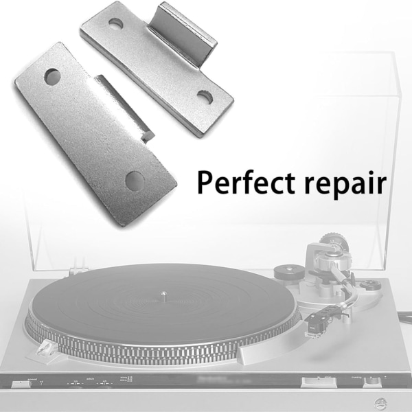 Reparation av skivspelare cover Gångjärnssats för Technics SL-D1 SL-Q200 SL-B1 SL-DD2 SL-3200 Reparation av skivspelare cover