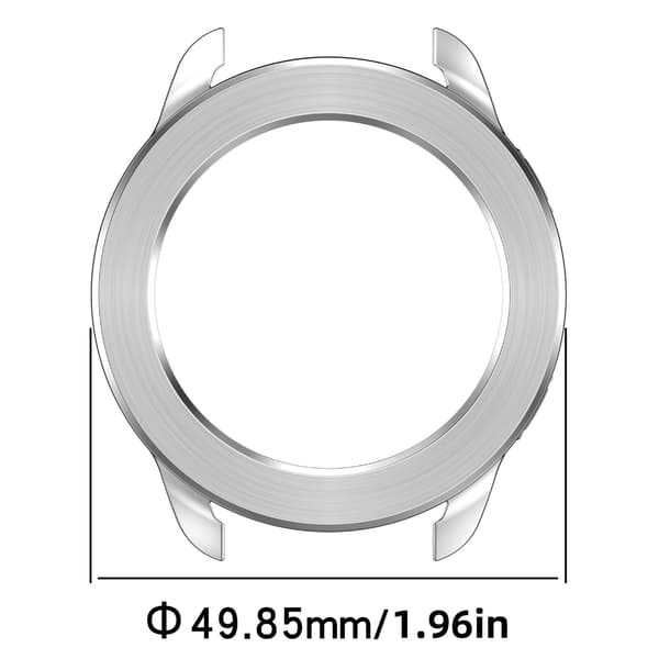 PC- case för Watch S 3 Screen Protector Frame Bumper Cover Case Rose Gold