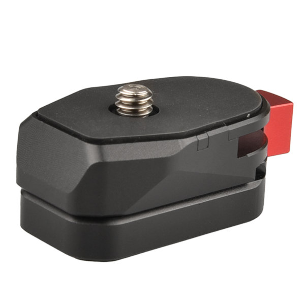 Skærm Quick Release Plade til LCD-skærm Magic Arm LED-lysmonteringsadapter Kamera Camcorder Rig med 1/4-tommer hul