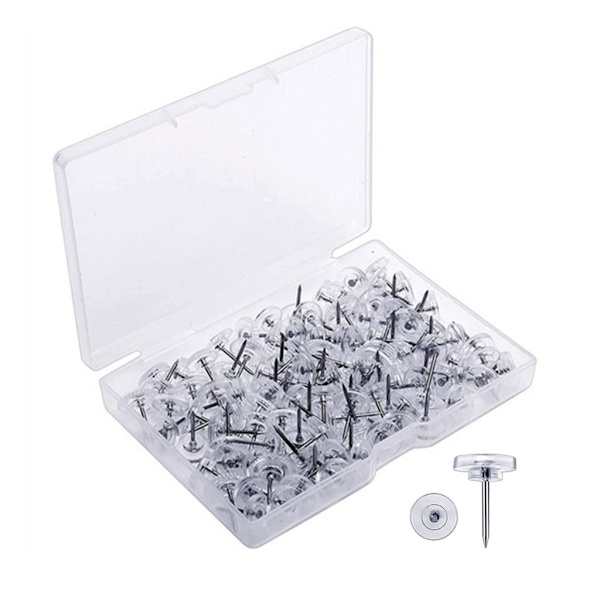 50/100/150 stk. Flade Hætte Push Pins Gear-formet Pushpin Kortnål til Opslagstavle Fotovæg Syning Nål til Stof Quilting 150pcs