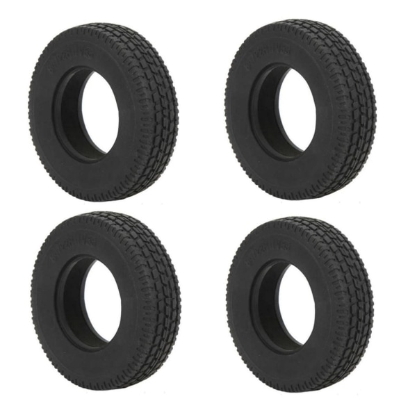 RC-dekk 3,3 tommers ytre diameter gummidekk Slitasjebestandige hjuldekk for 1:14 traktor Trailor RC lastebil 4 stk.