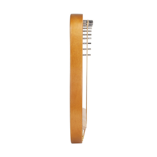 16 strenger lyreharpe i mahogny - musikkinstrumenter lyreharpe med stemmenøkkel
