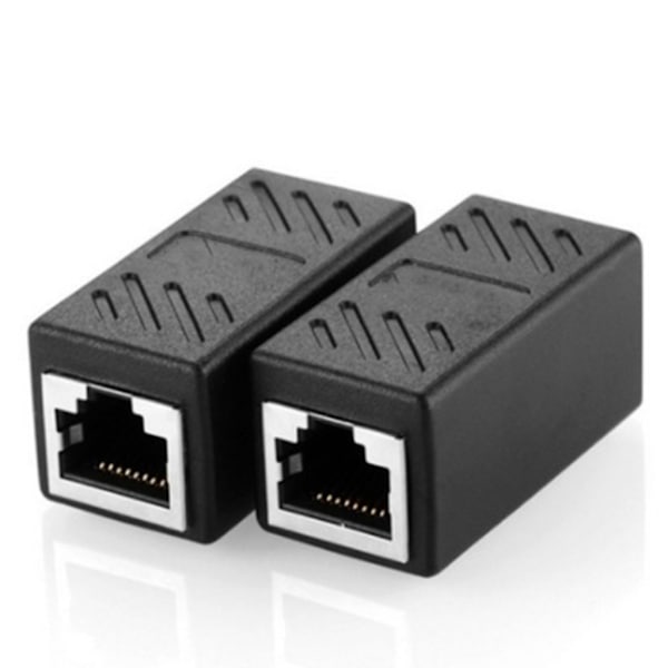 RJ45 Hunn Til Hunn CAT6 Network Ethernet LAN Connector Adapter Coupler